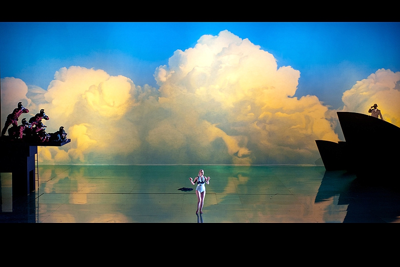 Backdrop opera `Deidamia`/de Nederlandse Opera / stage design: Paul Steinberg